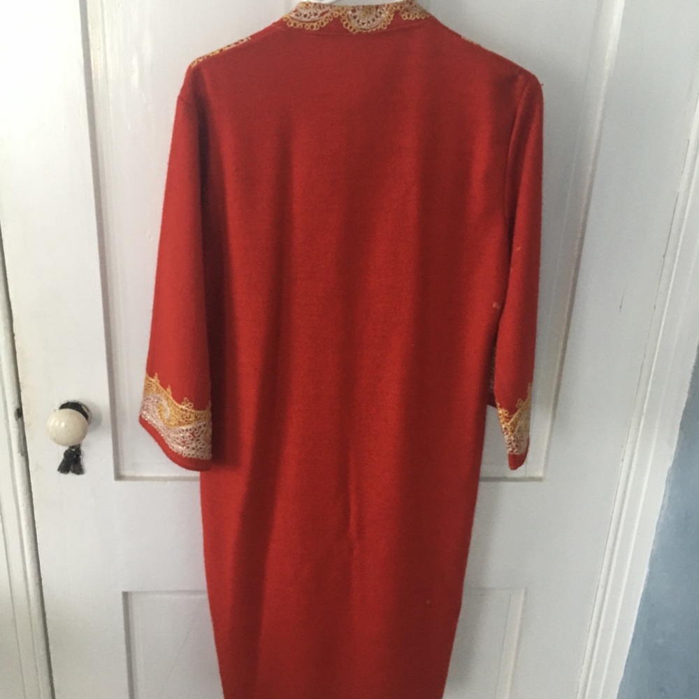 Vintage HandMade Robe Caftan Asian Middle Eastern - Picture 5 of 8